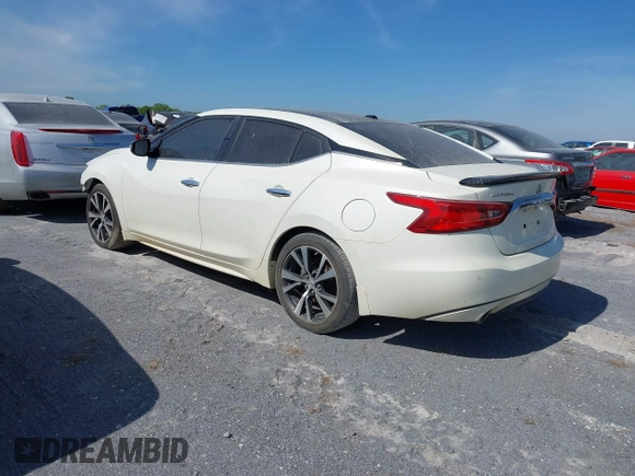 2017 Nissan Maxima Platinum with VIN 1N4AA6AP7HC382348, listed as a IAAI auction lot 41600411 with 113,611 mi miles. Bid and sale history available at carsss.com. Image 3.