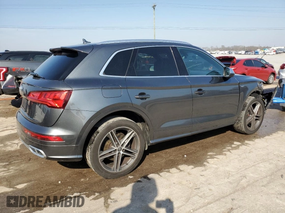 2018 Audi SQ5 Premium Plus with VIN WA1A4AFY9J2009677, listed as a Copart auction lot 44197324 with 40,739 mi miles and . Bid and sale history available at DreamBid. Image 3.