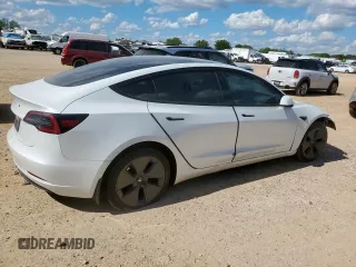 2023 Tesla Model 3 with VIN 5YJ3E1EA3PF605955, listed as a Copart auction lot 62793635 with Not provided miles and Clean title. Bid and sale history available at DreamBid. Image 3.