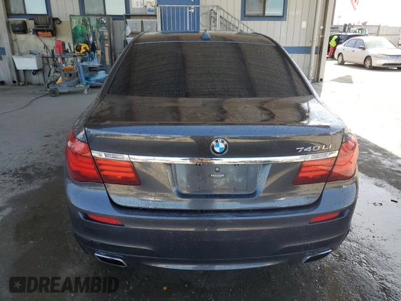 2013 BMW 7 Series 740Li with VIN WBAYE4C5XDD136800, listed as a Copart auction lot 51966905 with Not provided miles and Salvage title. Bid and sale history available at DreamBid. Image 6.