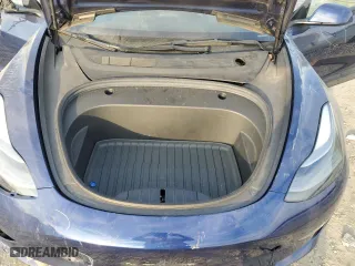 2022 Tesla Model 3 with VIN 5YJ3E1EA2NF192083, listed as a Copart auction lot 43633985 with 0 mi miles and Salvage Title. Bid and sale history available at carsss.com. Image 13.