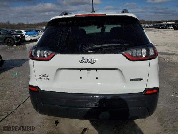 2020 Jeep Cherokee Latitude Plus with VIN 1C4PJMLB8LD586864, listed as a Copart auction lot 44155285 with 0 mi miles and Salvage Title. Bid and sale history available at carsss.com. Image 6.