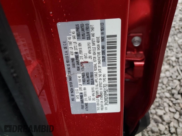 2023 Mazda CX-30 S Carbon Edition with VIN 3MVDMBCM3PM521753, listed as a Copart auction lot 85994464 with 10,327 mi miles and Salvage title. Bid and sale history available at DreamBid. Image 12.