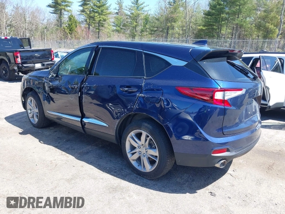2021 Acura RDX Advance z VIN 5J8TC2H75ML030537, wystawiony jako IAAI lot #42123472 z przebiegiem 36 297 mil mil oraz . Historia ofert i sprzedaży dostępna na DreamBid. Obrazek 3.