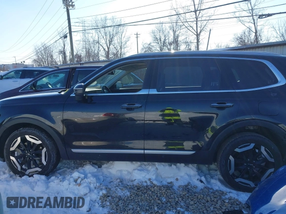 2025 Kia Telluride S with VIN 5XYP64GC3SG576327, listed as a IAAI auction lot 41263250 with 3,774 mi miles and . Bid and sale history available at DreamBid. Image 14.