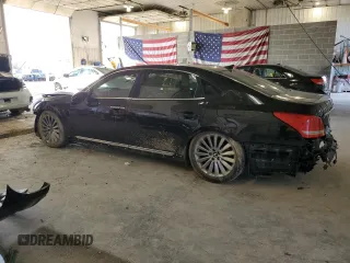 2014 Hyundai Equus Ultimate with VIN KMHGH4JH2EU077404, listed as a Copart auction lot 43586975 with Not provided miles and Salvage title. Bid and sale history available at DreamBid. Image 2.