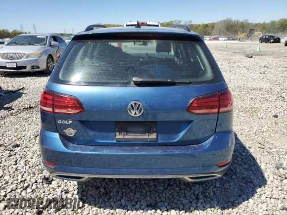 2019 Volkswagen Golf SportWagen S with VIN 3VWY57AU5KM512610, listed as a Copart auction lot 49362134 with 92,592 mi miles. Bid and sale history available at carsss.com. Image 6.