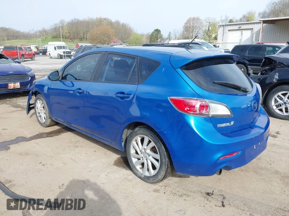 2012 Mazda 3 i Touring with VIN JM1BL1L71C1653739, listed as a IAAI auction lot 42023330 with 140,027 mi miles and . Bid and sale history available at DreamBid. Image 3.