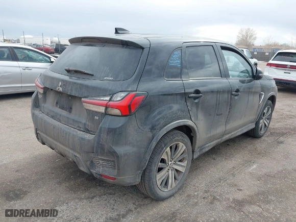 2023 Mitsubishi Outlander Sport ES with VIN JA4ARUAU6PU011181, listed as a IAAI auction lot 41593699 with 88,069 mi miles. Bid and sale history available at carsss.com. Image 4.