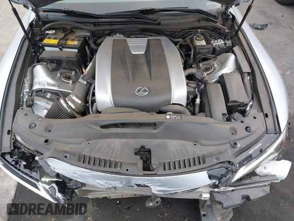 2021 Lexus IS 350 F Sport with VIN JTHGZ1B25M5045922, listed as a IAAI auction lot 42171239 with 43,539 mi miles and . Bid and sale history available at DreamBid. Image 10.