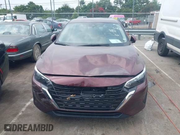 2024 Nissan Sentra SV with VIN 3N1AB8CV3RY221229, listed as a IAAI auction lot 42666353 with 43,574 mi miles and . Bid and sale history available at DreamBid. Image 6.