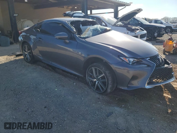 2016 Lexus RC 300 F Sport with VIN JTHSM5BC1G5000747, listed as a Copart auction lot 50856835 with Not provided miles and Salvage title. Bid and sale history available at DreamBid. Image 4.