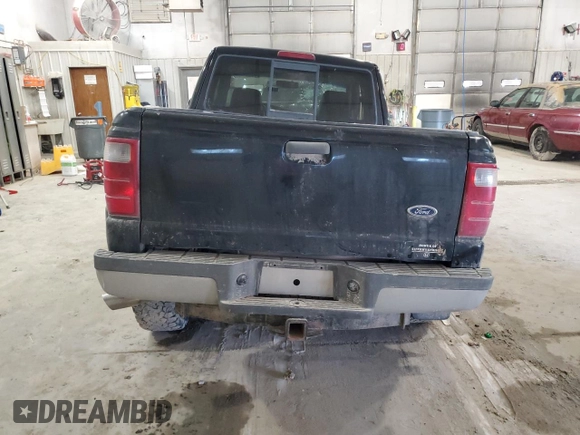 2004 Ford Ranger XL Fleet with VIN 1FTZR45E74PA84176, listed as a Copart auction lot 46949105 with 210,035 mi miles and Salvage Title. Bid and sale history available at DreamBid. Image 6.
