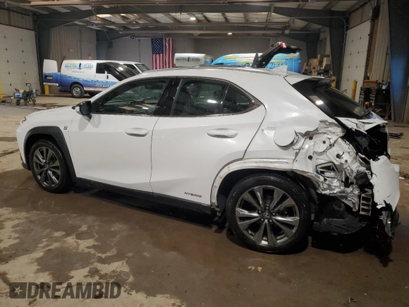 2021 Lexus UX with VIN JTHR9JBH4M2039642, listed as a Copart auction lot 46328815 with 17,251 mi miles and Salvage Title. Bid and sale history available at carsss.com. Image 2.