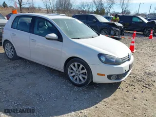 2011 Volkswagen Golf TDI with VIN WVWDM7AJ3BW210260, listed as a IAAI auction lot 41439842 with 70,808 mi miles. Bid and sale history available at carsss.com. Image 1.
