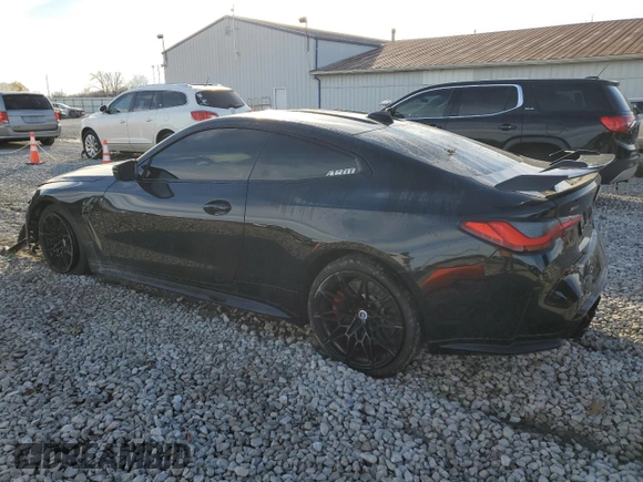 2023 BMW M4 Competition xDrive with VIN WBS43AZ0XPCM20531, listed as a Copart auction lot 79534564 with 30,508 mi miles and Salvage Title. Bid and sale history available at carsss.com. Image 2.