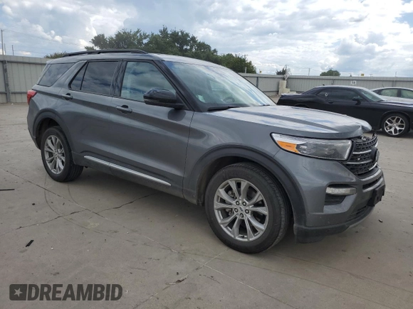 2024 Ford Explorer XLT with VIN 1FMSK8DH2RGA86199, listed as a Copart auction lot 56005575 with 18,083 mi miles and Salvage title. Bid and sale history available at DreamBid. Image 4.