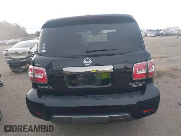 2019 Nissan Armada Platinum z VIN JN8AY2NF0K9351290, wystawiony jako IAAI lot #41234737 z przebiegiem 118 737 mil mil oraz . Historia ofert i sprzedaży dostępna na DreamBid. Obrazek 16.