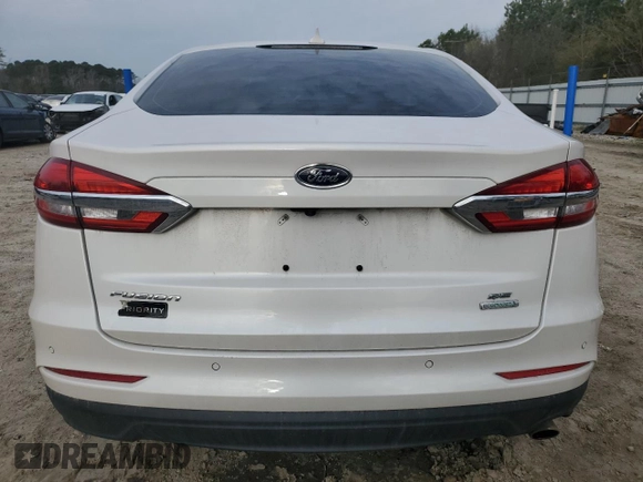 2019 Ford Fusion SE with VIN 3FA6P0HD4KR200742, listed as a Copart auction lot 49302755 with 87,166 mi miles and Salvage Title. Bid and sale history available at DreamBid. Image 6.