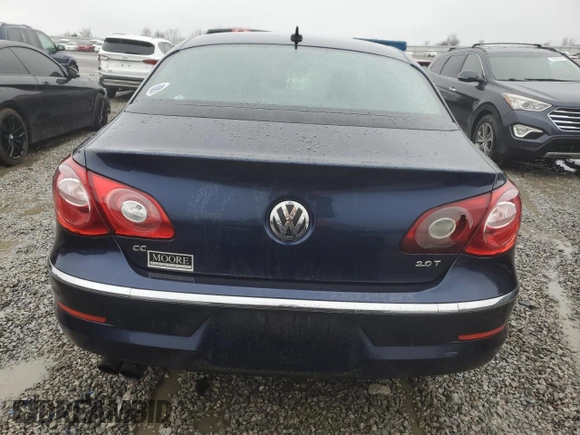 2012 Volkswagen CC Sport PZEV with VIN WVWMP7AN7CE541988, listed as a Copart auction lot 44253715 with 150,375 mi miles and Salvage Title. Bid and sale history available at carsss.com. Image 6.