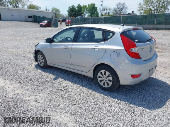 2016 Hyundai Accent SE with VIN KMHCT5AE5GU265720, listed as a IAAI auction lot 41985018 with 158,842 mi miles. Bid and sale history available at carsss.com. Image 3.