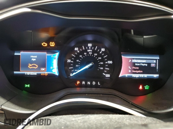 2019 Ford Fusion Hybrid SE with VIN 3FA6P0LU3KR226935, listed as a Copart auction lot 52020695 with 119,153 mi miles and Salvage Title. Bid and sale history available at carsss.com. Image 9.