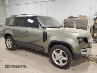 2020 Land Rover Defender SE with VIN SALEP7EU1L2020684, listed as a Copart auction lot 82365924 with 35,457 mi miles and Salvage title. Bid and sale history available at DreamBid. Image 4.