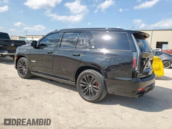 2024 Cadillac Escalade AWD V-Series z VIN 1GYS4HK95RR399949, wystawiony jako Copart lot #59360395 z przebiegiem 6 163 mil mil oraz Szkoda całkowita • Salvage title. Historia ofert i sprzedaży dostępna na DreamBid. Obrazek 2.