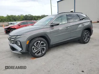 2025 Hyundai Tucson Limited with VIN 5NMJE3DE7SH438773, listed as a Copart auction lot 56315835 with 5,942 mi miles and Salvage title. Bid and sale history available at DreamBid. Image 1.