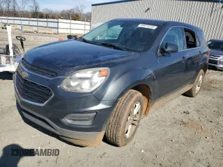 2017 Chevrolet Equinox LS with VIN 2GNALBEK7H1536890, listed as a Copart auction lot 45971515 with 209,645 mi miles and Clean Title. Bid and sale history available at carsss.com. Image 1.