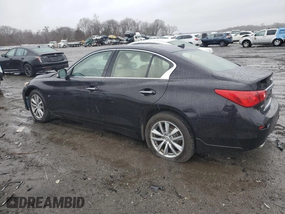 2015 Infiniti Q50 with VIN JN1BV7AR6FM403615, listed as a Copart auction lot 49626385 with 155,423 mi miles and Clean Title. Bid and sale history available at carsss.com. Image 2.