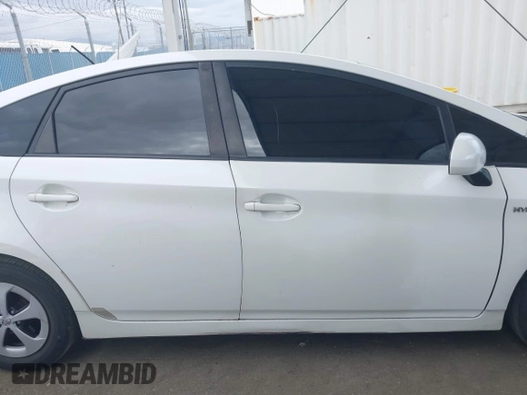 2013 Toyota Prius One with VIN JTDKN3DU1D5607042, listed as a IAAI auction lot 42050779 with 119,586 mi miles. Bid and sale history available at carsss.com. Image 14.