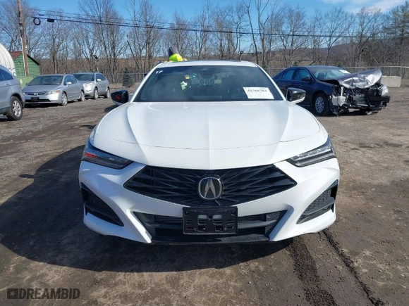 2024 Acura TLX w/A-Spec Package with VIN 19UUB6F51RA000938, listed as a IAAI auction lot 41566703 with 1 mi miles. Bid and sale history available at carsss.com. Image 13.