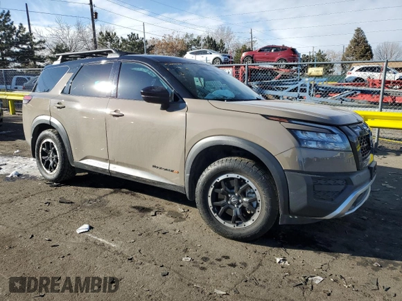 2023 Nissan Pathfinder Rock Creek with VIN 5N1DR3BD5PC233451, listed as a Copart auction lot 88786915 with 48,868 mi miles and Salvage title. Bid and sale history available at DreamBid. Image 4.