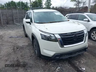 2024 Nissan Pathfinder SV with VIN 5N1DR3BC6RC240547, listed as a IAAI auction lot 42257858 with 13,465 mi miles and . Bid and sale history available at DreamBid. Image 1.