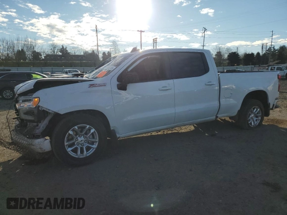 2024 Chevrolet Silverado 1500 RST with VIN 3GCUDEED0RG255867, listed as a Copart auction lot 42383755 with 0 mi miles and Salvage Title. Bid and sale history available at carsss.com. Image 1.