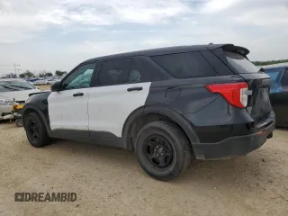 2022 Ford Police Interceptor Utility z VIN 1FM5K8AB1NGC24306, wystawiony jako Copart lot #54846355 z przebiegiem Nie podano mil oraz Szkody całkowita. Historia ofert i sprzedaży dostępna na DreamBid. Obrazek 2.