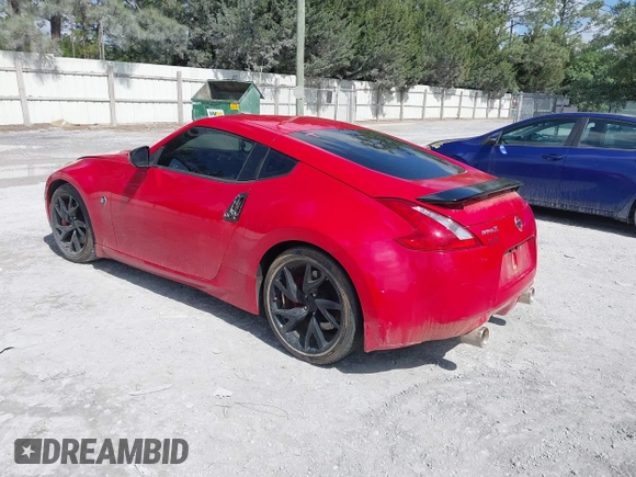 2015 Nissan 370Z Sport with VIN JN1AZ4EH1FM444122, listed as a IAAI auction lot 42140720 with Not Provided miles and . Bid and sale history available at DreamBid. Image 3.