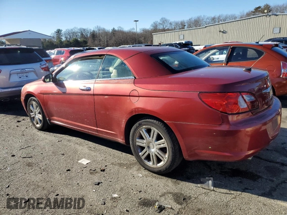 2008 Chrysler Sebring Limited with VIN 1C3LC65M18N230037, listed as a Copart auction lot 86334894 with 66,301 mi miles and Clean Title. Bid and sale history available at carsss.com. Image 2.