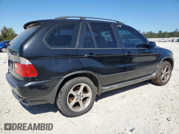 2006 BMW X5 3.0i with VIN 5UXFA13556LY25803, listed as a Copart auction lot 76314694 with 285,148 mi miles and Salvage Title. Bid and sale history available at carsss.com. Image 3.