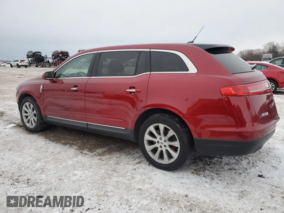 2013 Lincoln MKT with VIN 2LMHJ5FK1DBL51879, listed as a Copart auction lot 45167125 with 126,658 mi miles and Salvage Title. Bid and sale history available at DreamBid. Image 2.