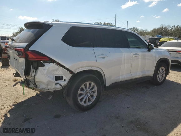2024 Toyota Grand Highlander Hybrid XLE with VIN 5TDABAA59RS000958, listed as a Copart auction lot 76399024 with NaN miles and Salvage Title. Bid and sale history available at carsss.com. Image 3.