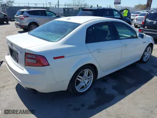 2008 Acura TL with VIN 19UUA66298A035234, listed as a IAAI auction lot 41871858 with 1 mi miles. Bid and sale history available at carsss.com. Image 4.