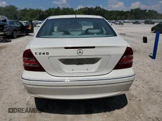 2005 Mercedes-Benz C 240 with VIN WDBRF61J35F580329, listed as a Copart auction lot 65527144 with 91,525 mi miles and Salvage Title. Bid and sale history available at DreamBid. Image 6.