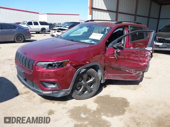 2020 Jeep Cherokee Altitude with VIN 1C4PJLLB7LD561240, listed as a IAAI auction lot 41607199 with 33,962 mi miles. Bid and sale history available at carsss.com. Image 16.