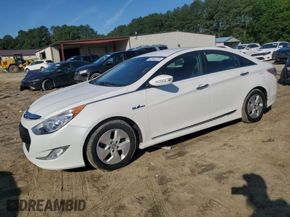2012 Hyundai Sonata Hybrid with VIN KMHEC4A48CA044280, listed as a Copart auction lot 63344125 with 189,116 mi miles and Clean title. Bid and sale history available at DreamBid. Image 1.