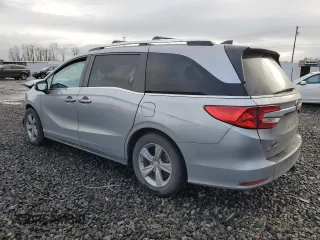2018 Honda Odyssey EX-L with VIN 5FNRL6H76JB058488, listed as a Copart auction lot 49899815 with 89,831 mi miles and Salvage Title. Bid and sale history available at carsss.com. Image 2.