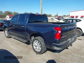 2020 Chevrolet Silverado 1500 Custom with VIN 3GCPWBEK3LG362634, listed as a IAAI auction lot 40904850 with 145,441 mi miles. Bid and sale history available at carsss.com. Image 3.