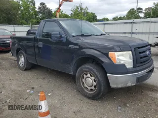 2010 Ford F-150 XL with VIN 1FTMF1CW1AKC09582, listed as a Copart auction lot 54296315 with 127,439 mi miles and Salvage title. Bid and sale history available at DreamBid. Image 4.