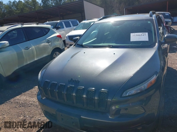 2016 Jeep Cherokee Latitude with VIN 1C4PJLCB8GW209598, listed as a IAAI auction lot 41506547 with 122,598 mi miles. Bid and sale history available at carsss.com. Image 12.
